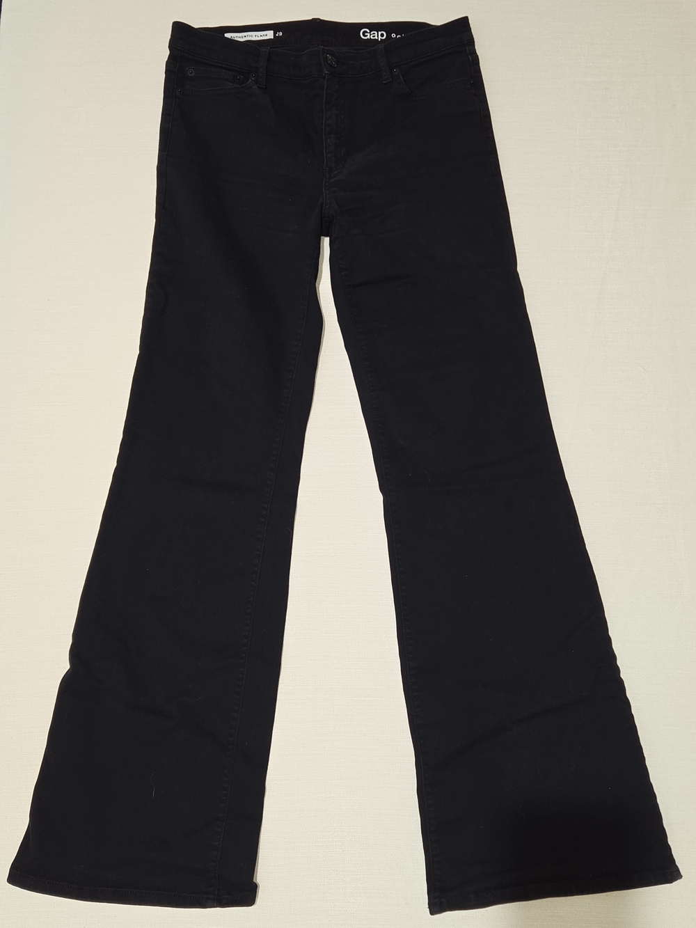 Gap Women's Black Flared Jeans Size 29